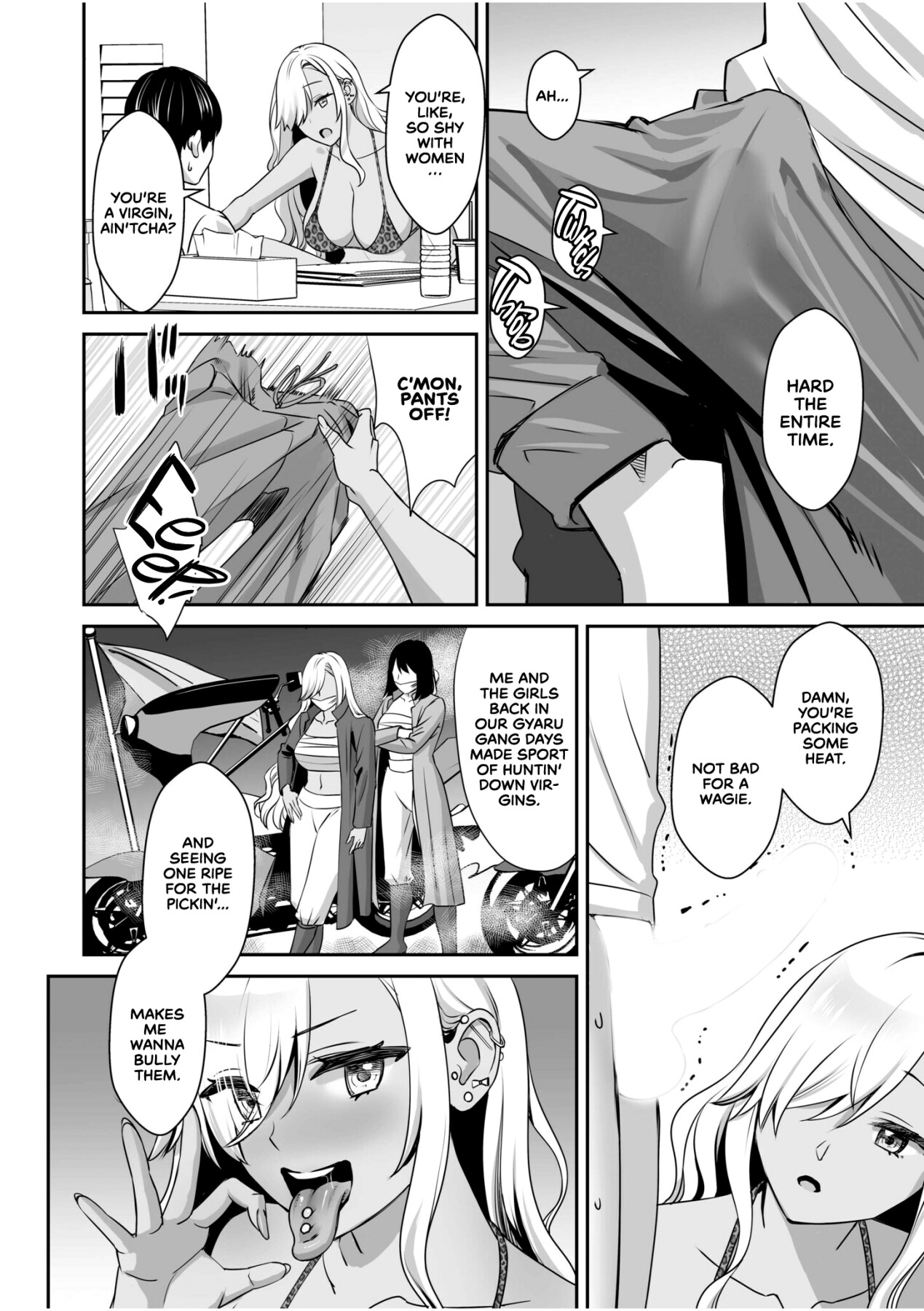 Hentai Manga Comic-A Former Gyaru Gangster Who's Into Hunting Virgins?!-Read-5